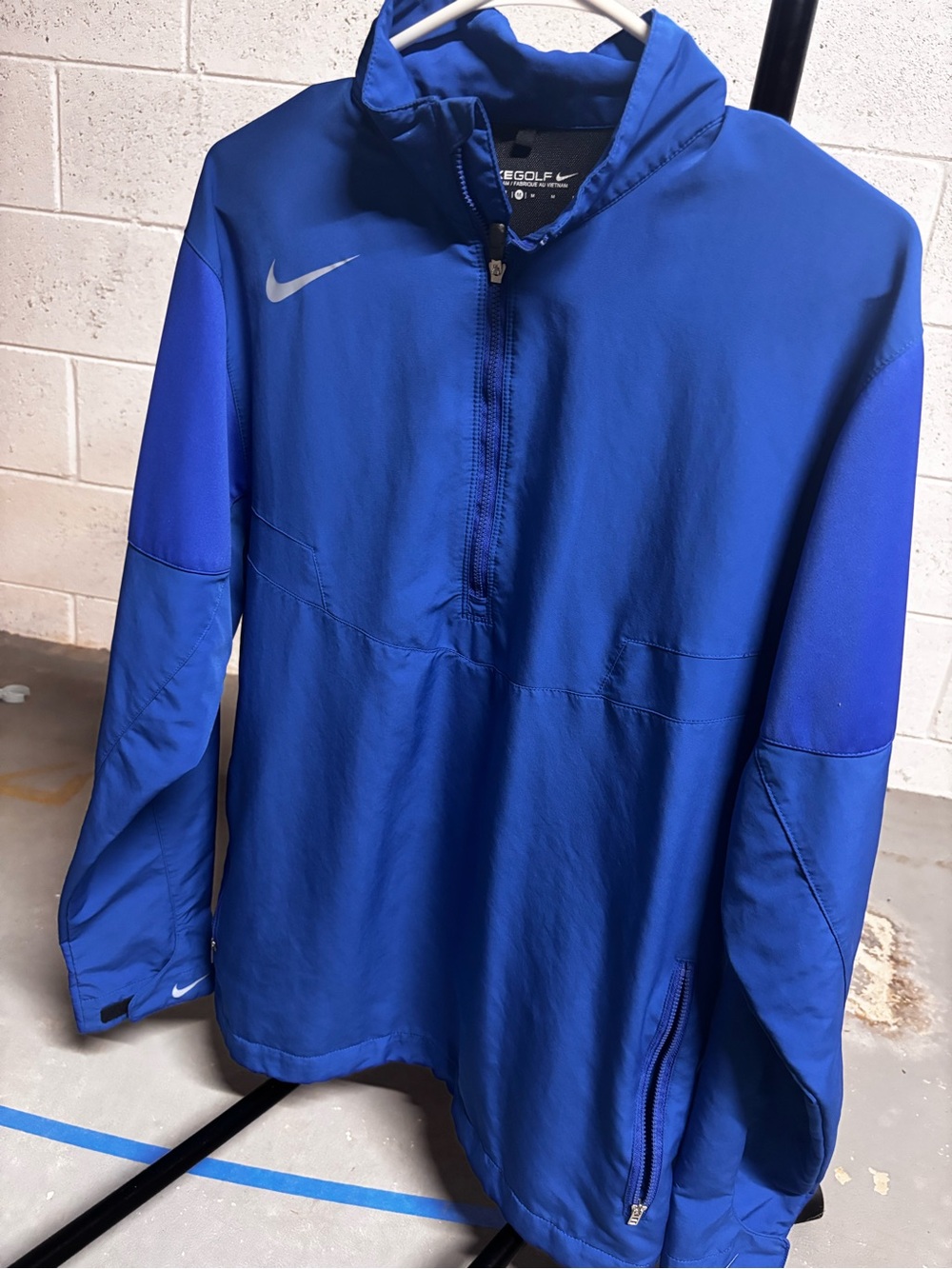 Nike Blue Men’s Quarter-Zip Windbreaker Pullover
